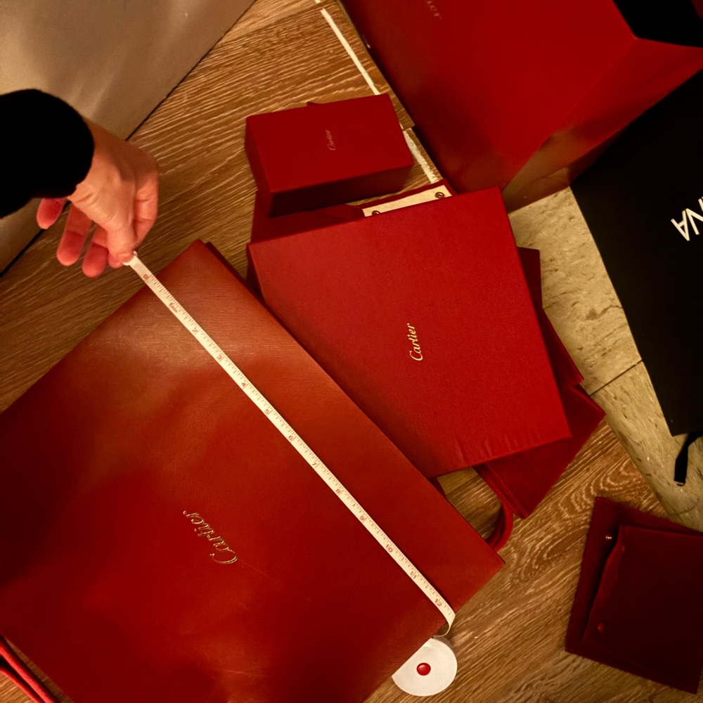 Cartier Luxurious Red Packaging Set